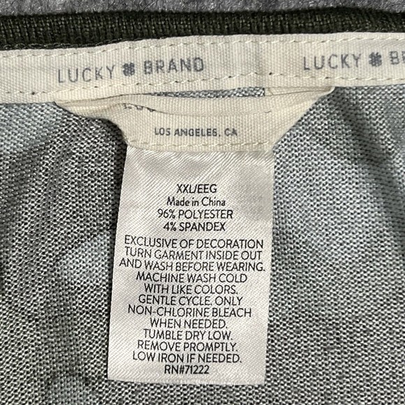 Lucky Brand Camo Green Tank Top Shirt Womens L Top Soft Lounge Casual Athleisure - Picture 4 of 11